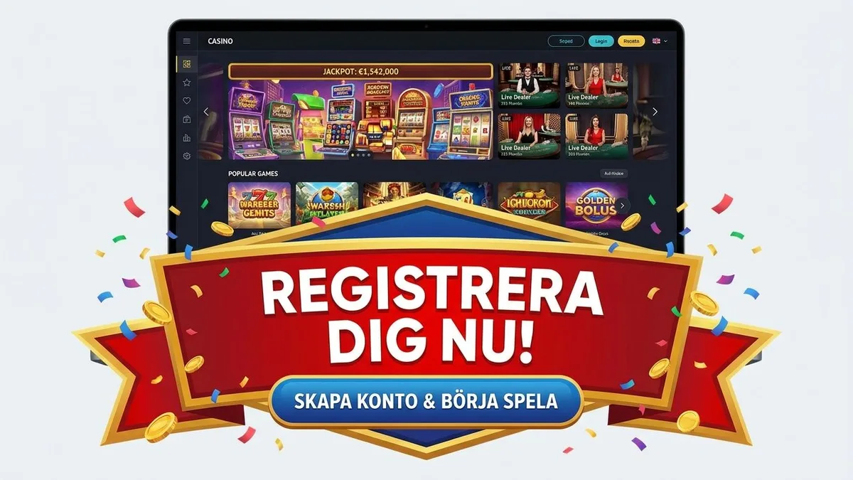 Registrera dig med bonus